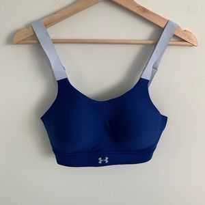 Under Armour - Blue Fitted Cup Sports Bra